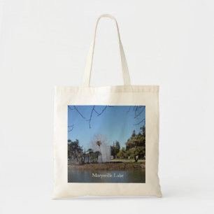 Bolso De Tela Bagges mano con foto del lago Marysville.