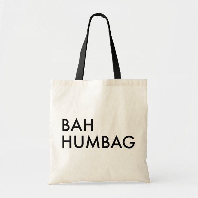 Bolso De Tela Bah Humbag (Frente)