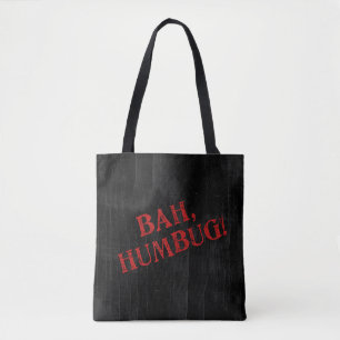 Bolso De Tela Bah Humbug