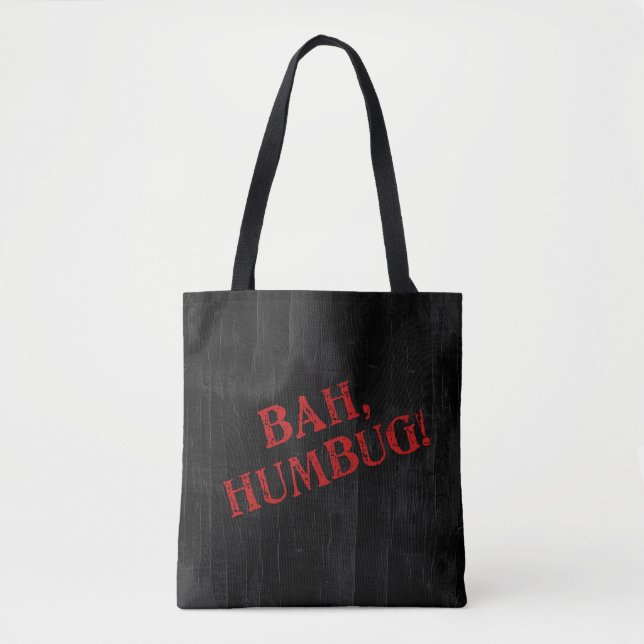 Bolso De Tela Bah Humbug (Anverso)