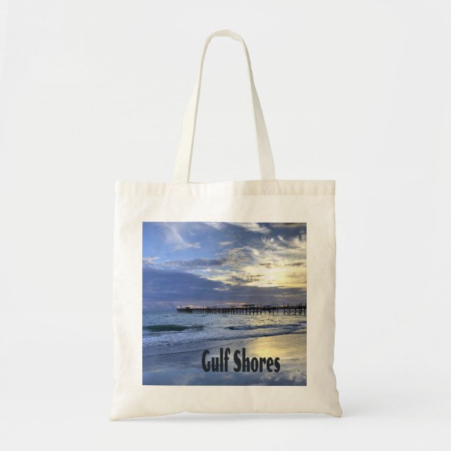 Bolso De Tela Bahía del Golfo Pérsico de Alabama Beach Sunrise P (Frente)