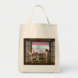 Bolso De Tela Bailaoras antiguas de arte alterado Sueña más gran