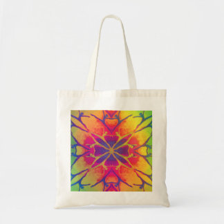 Bolso De Tela Bailarín (arco iris - Psychedelic2)