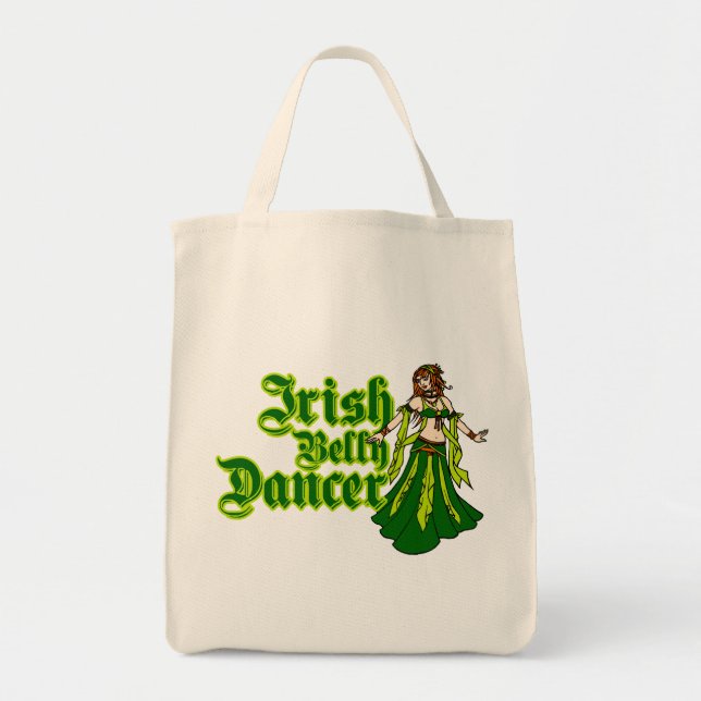 Bolso De Tela Bailarín Belly irlandés (Frente)