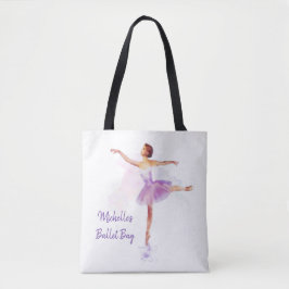 Bolso De Tela Bailarín de ballet de color de agua delgado - Su t
