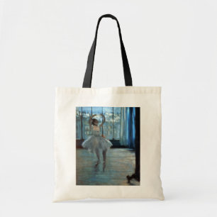 Bolso De Tela Bailarín de Edgar Degas el   delante de una