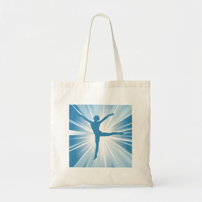 Bolso De Tela Bailarín de la estrella azul (Frente)