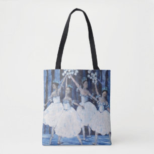 Bolso De Tela Bailarín de pepitas de nieve