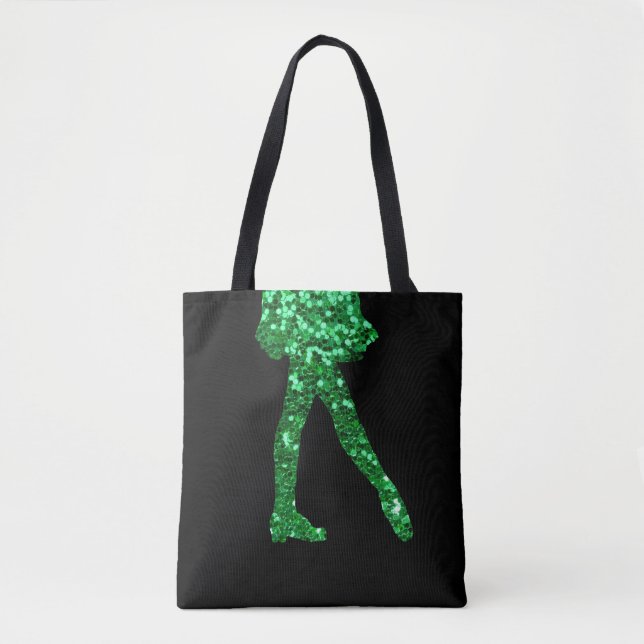 Bolso De Tela Bailarín irlandés de doble cara (Anverso)