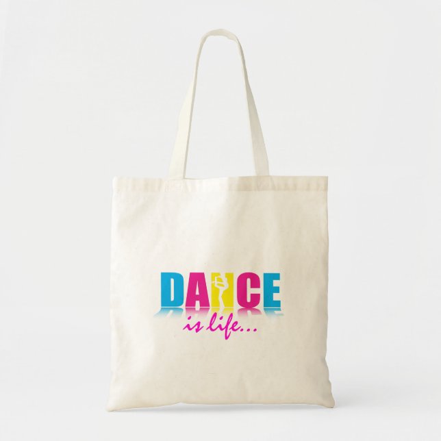 Bolso De Tela Bailarín personalizado de la danza (Frente)