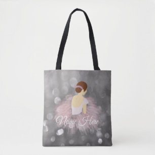 Bolso De Tela Bailarín trigueno conocido personalizado de la