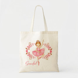 Bolso De Tela Bailarina agraciada pelirroja