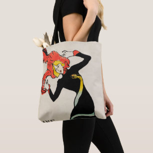 Bolso De Tela Bailarina Art Nouveau Jane Avril por Toulouse Laut