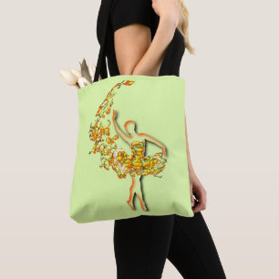 Bolso De Tela Bailarina de ballet Tote Bag Ballerina
