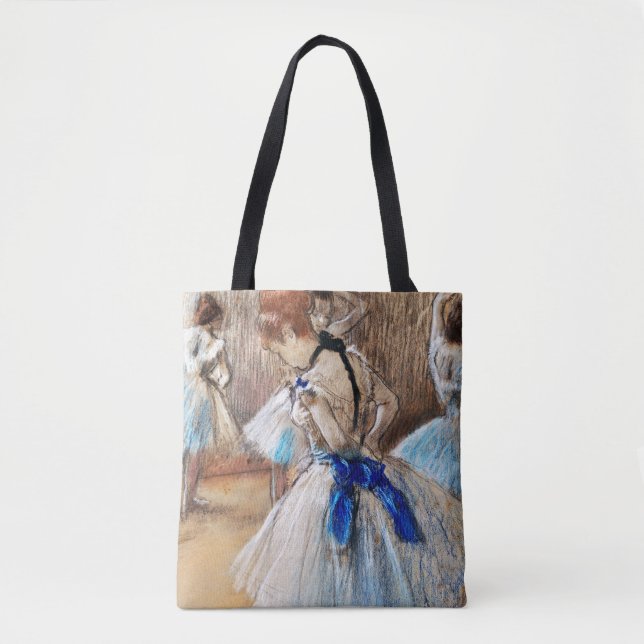 Bolso De Tela Bailarina de cinta azul, Edgar Degas (Anverso)