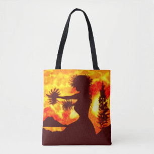 Bolso De Tela Bailarina de Hula 