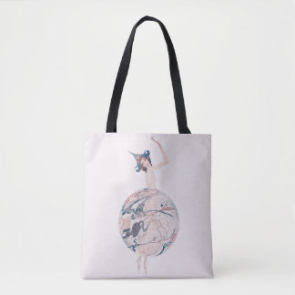 Bolso De Tela Bailarina del nouveau del arte