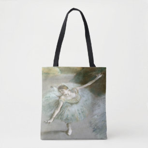 Bolso De Tela Bailarina en verde por Edgar Degas