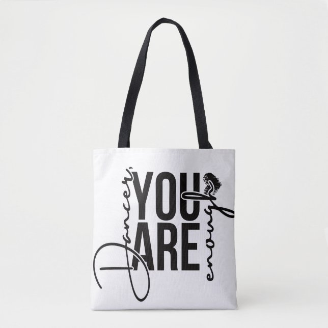 Bolso De Tela Bailarina, eres suficiente Totebag (Anverso)