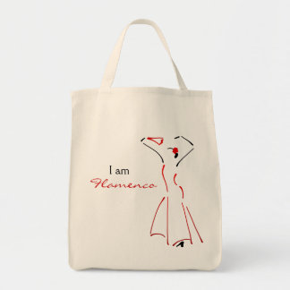 Bolso De Tela Bailarina flamenca con eslogan de Personalizable