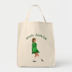 Bolso De Tela Bailarina irlandesa de zapato blando en verde