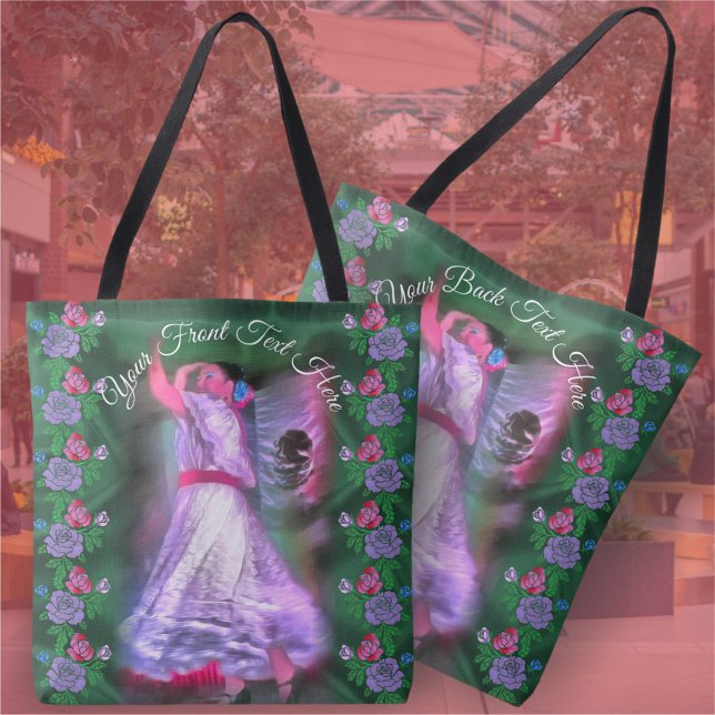 Bolso De Tela Bailarina mexicana 0175 (Subido por el creador)
