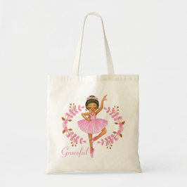 Bolso De Tela Bailarina Morena Elegante 