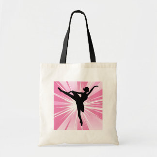 Bolso De Tela Bailarina rosada de la estrella