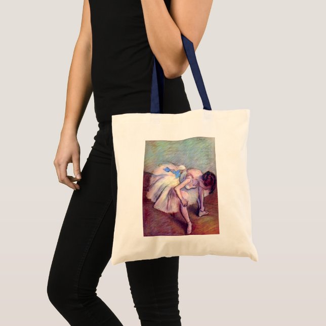 Bolso De Tela Bailarina sentada de Edgar Degas, Ballet de arte (Anverso (producto))