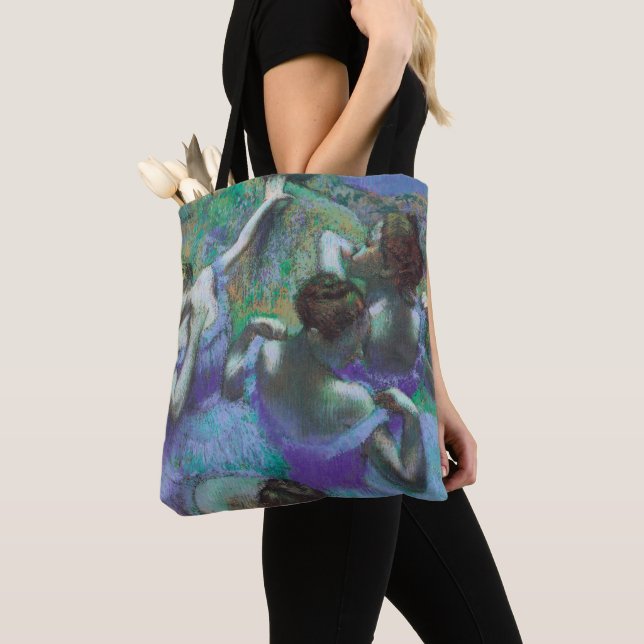 Bolso De Tela Bailarinas azules de Edgar Degas, impresionismo vi (Detalle)