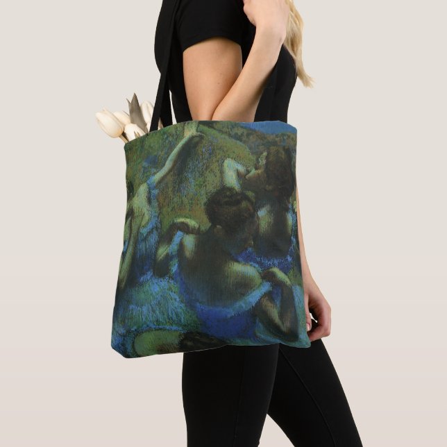 Bolso De Tela Bailarinas azules de Edgar Degas, impresionismo vi (Detalle)