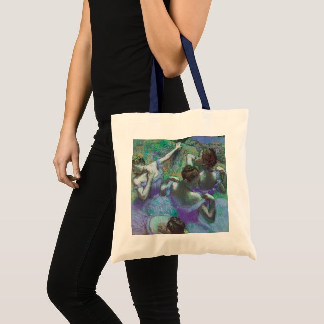 Bolso De Tela Bailarinas azules de Edgar Degas, impresionismo vi (Anverso (producto))