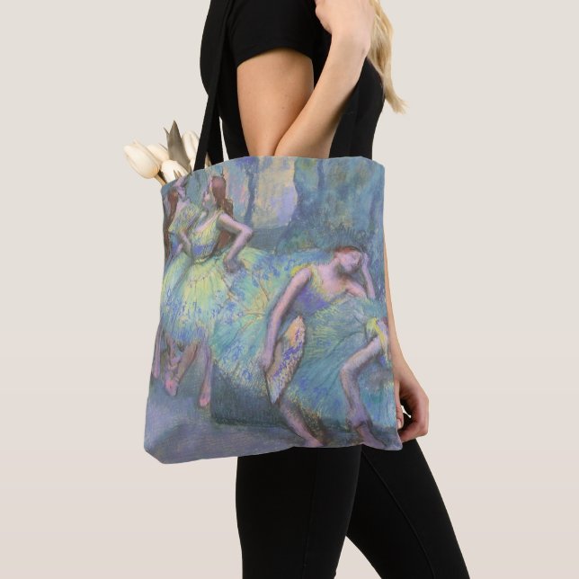 Bolso De Tela Bailarinas de ballet en las alas por Edgar Degas (Detalle)