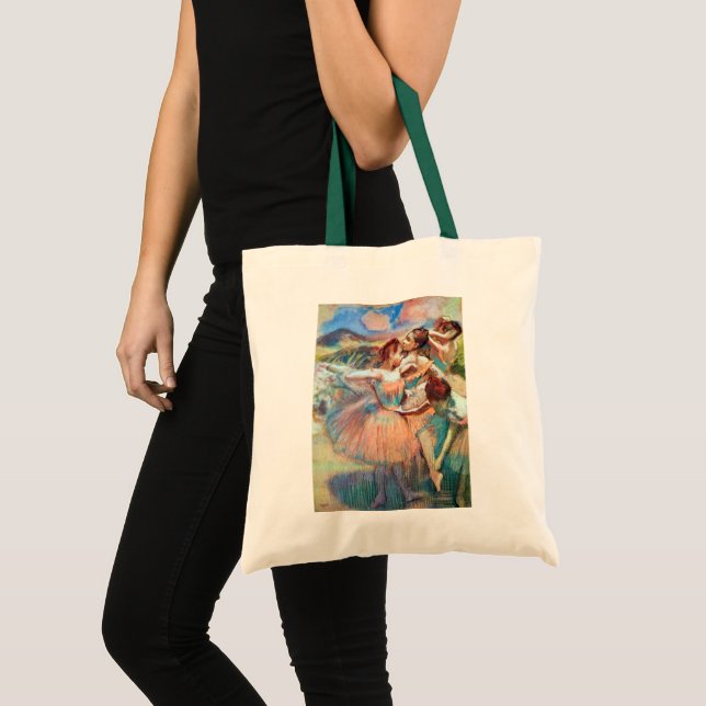 Bolso De Tela Bailarinas en un paisaje de Edgar Degas (Anverso (producto))