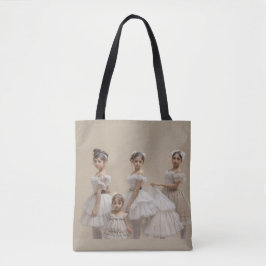 Bolso De Tela Bailarinas románticas