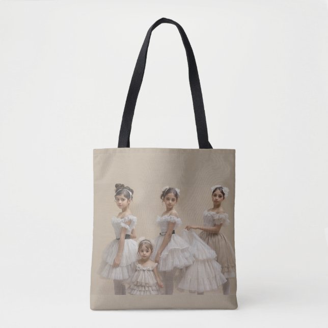 Bolso De Tela Bailarinas románticas (Anverso)