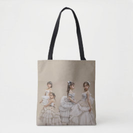Bolso De Tela Bailarinas románticas