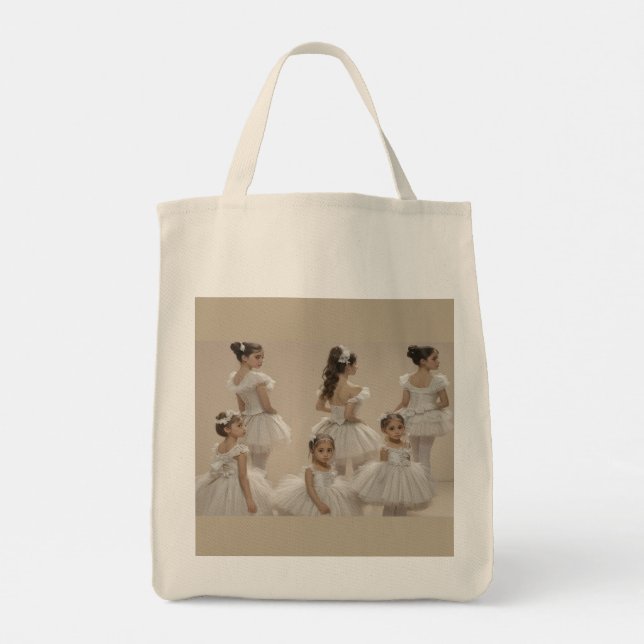 Bolso De Tela Bailarinas románticas (Reverso)