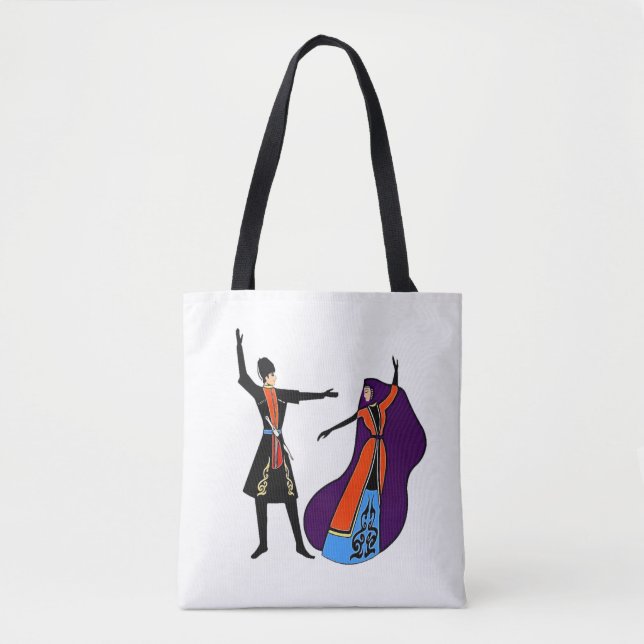 Bolso De Tela Bailarines armenios (Anverso)