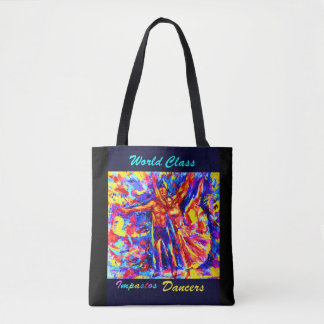 BOLSO DE TELA "BAILARINES DE CALIDAD MUNDIAL DE IMPASTOS "