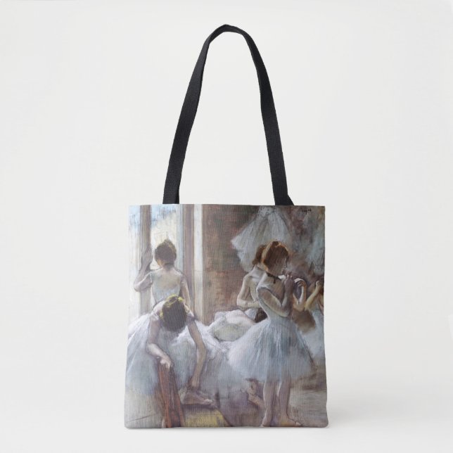 Bolso De Tela Bailarines Edgar Degas    (Anverso)