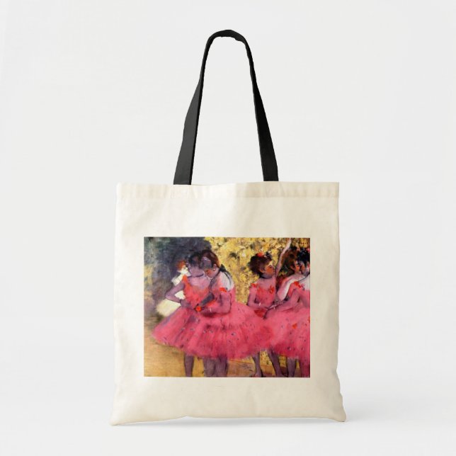 Bolso De Tela Bailarines rosas, Edgar Degas (Frente)
