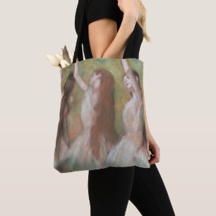 Bolso De Tela Bailarines verdes de Edgar Degas, arte de ballet d
