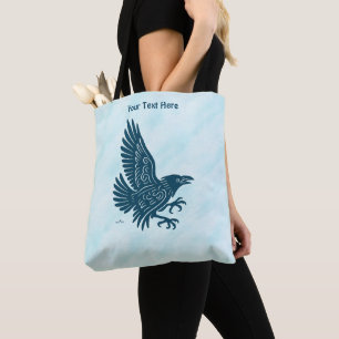 Bolso De Tela Baile Blue Raven