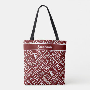 Bolso De Tela Baile Burgundy Ballroom personalizado