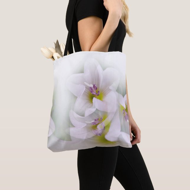 Bolso De Tela baile de flores (Detalle)