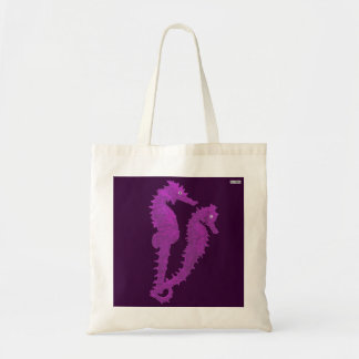 Bolso De Tela Baile De Los Caballos De Mar (Púrpura)