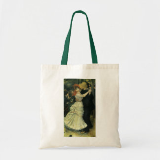 Bolso De Tela Baile en Bougival por Pierre Renoir, arte vintage