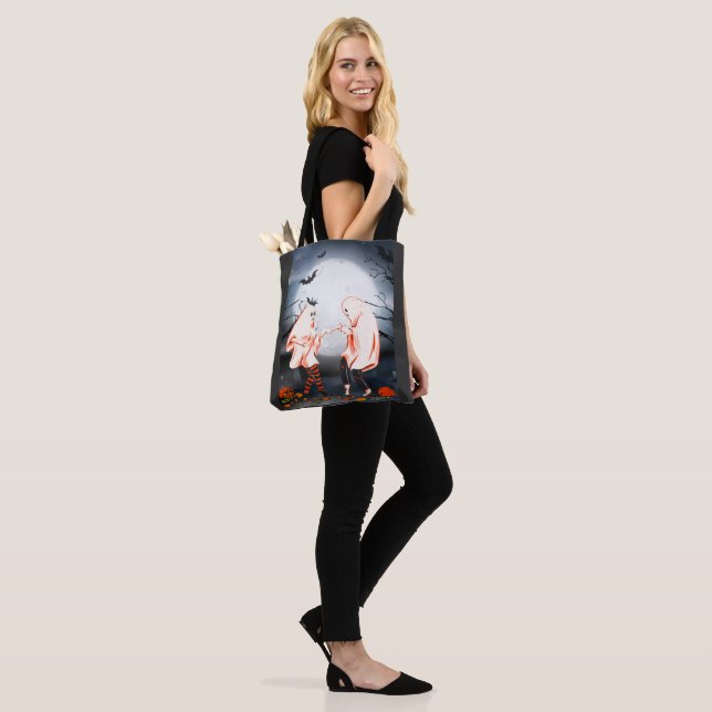 Bolso De Tela Baile fantasma de Halloween (Puesto)