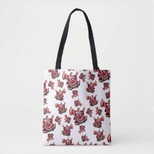 Bolso De Tela Baile FOlklorico Vestido Rojo